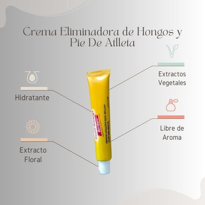 MAX STRENGTH - CREMA ELIMINADORA DE HONGOS Y PIE DE ATLETA BERIBERI🦠