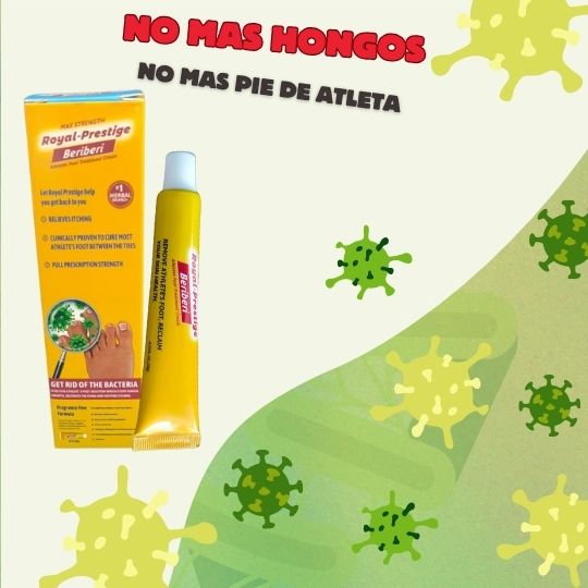 MAX STRENGTH - CREMA ELIMINADORA DE HONGOS Y PIE DE ATLETA BERIBERI🦠