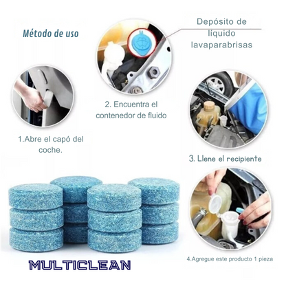 🫧MULTICLEAN - PASTAS LIMPIADORAS MULTIUSOS X 15🟦🚘