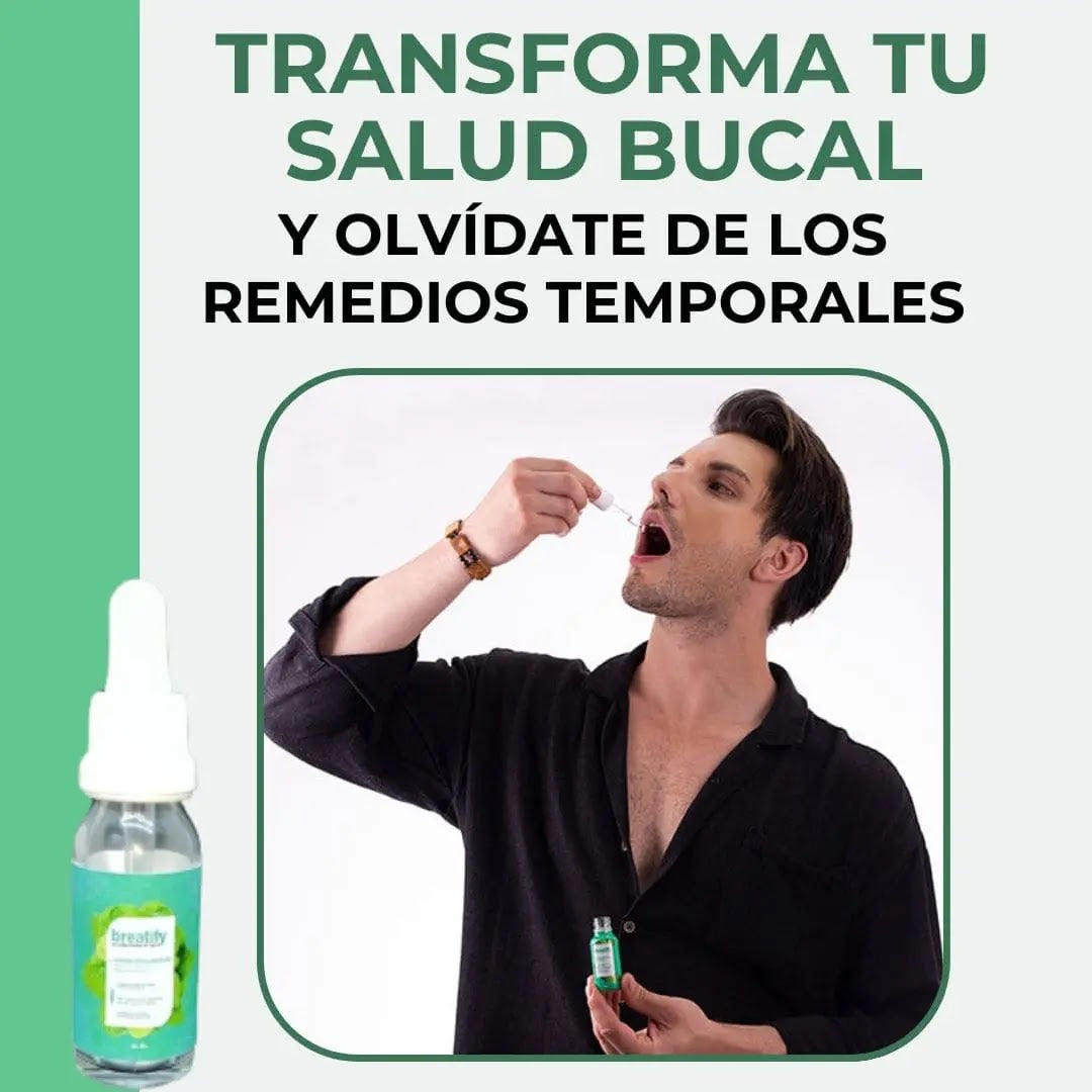 BREATIFY® GOTAS PARA EL MAL ALIENTO🍃🤮+ E-BOOK HIGIENE ORAL+ENVIO GRATIS