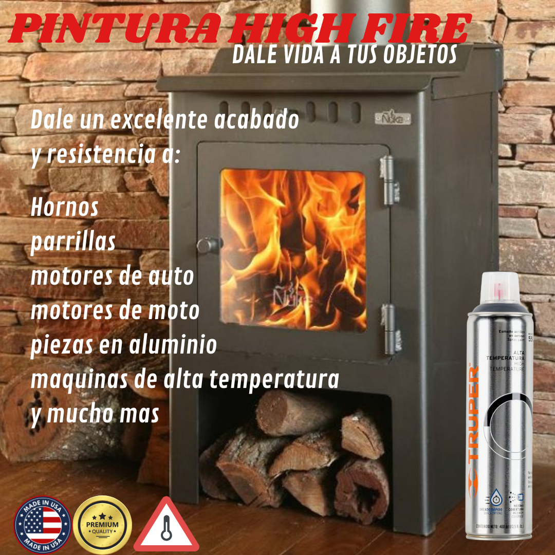 🚘HIGH FIRE - PINTURA DE ALTA TEMPERATURA 🔥